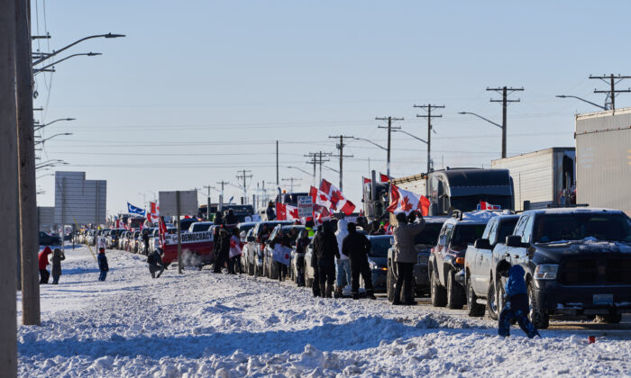 . Truck Convoy Protest Against Mandates / Vaccine Agenda in Canada